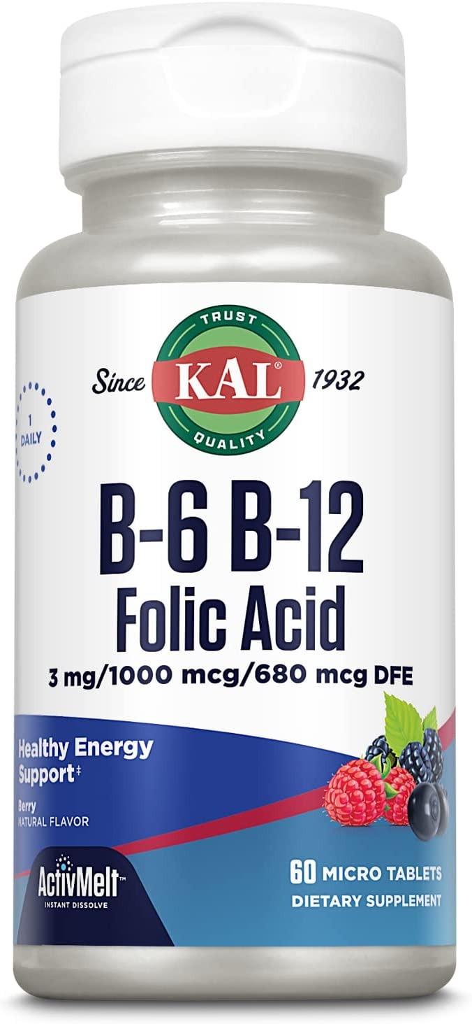 B-6 B-12 Folic Acid ActivMelt