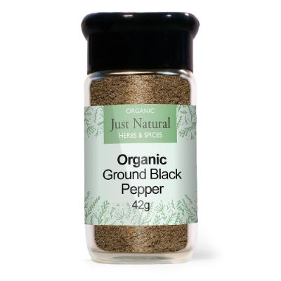 Organic Ground Black Pepper (Jar)