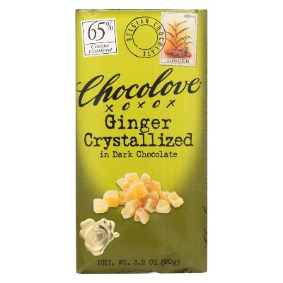 Chocolate Bar with Crystallized Ginger