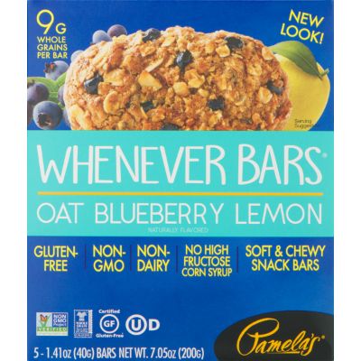 Oat Blueberry Lemon Whenever Bar