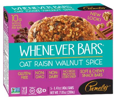 Oat Raisin Walnut Spice Whenever Bar