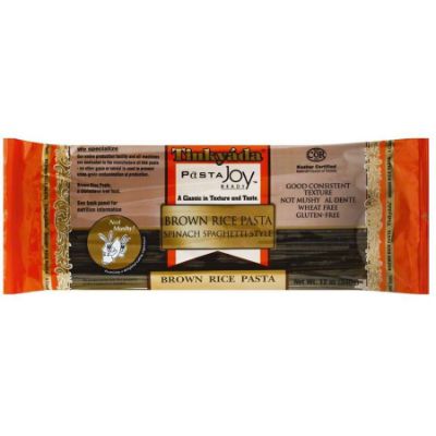 Gluten Free Brown Rice Spaghetti, Spinach Style