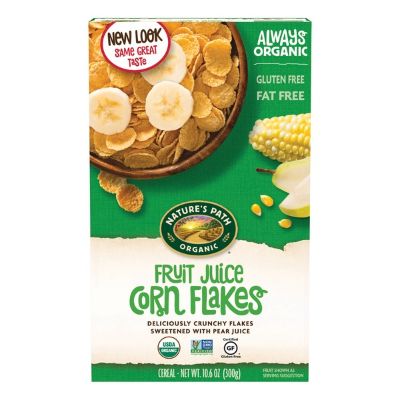 Corn Flakes Cereal; Fruit Juice Sweetened