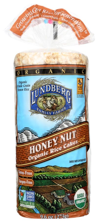 Organic Honey Nut Rice Cakes