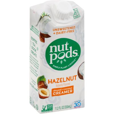 Dairy Free Creamer, Unsweetened Hazelnut