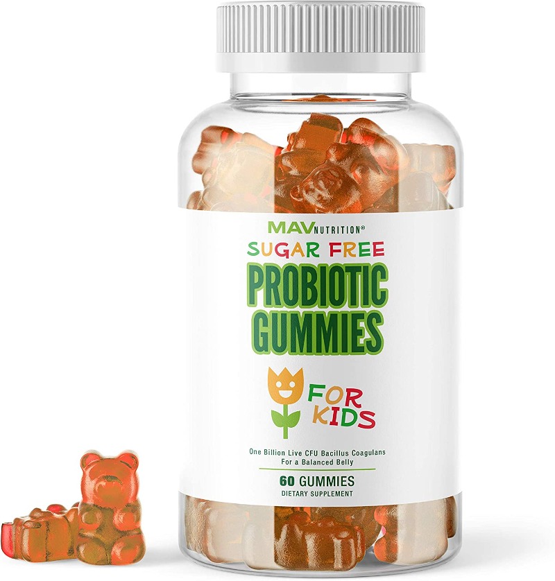 Probiotic Gummies for Kids, Sugar-Free