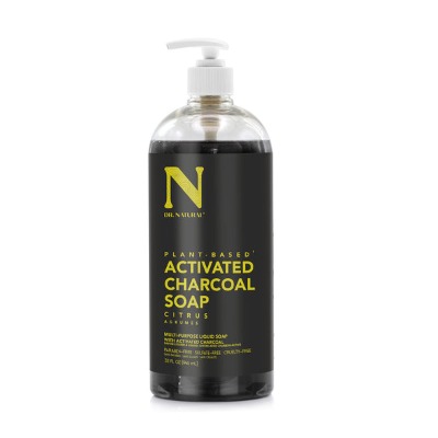 Dr. Natural Activated Charcoal Liquid Soap Citrus