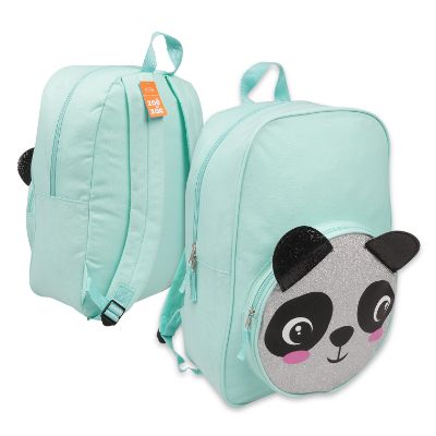 Turquoise Panda Backpack