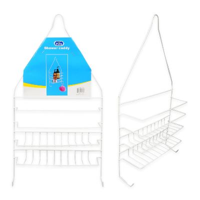 White 2 Tier Shower Caddy