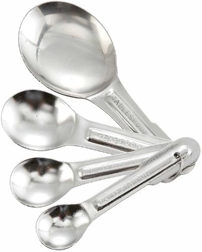 Measuring Spoon Set  Stainless Steel 4 Piece