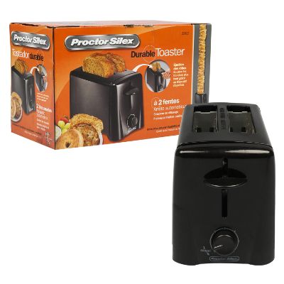 Proctor Silex 2 Slice Black Toaster