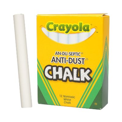 Crayola White Anti-dust Chalk