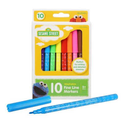 Sesame Street Washable Fine Line Markers