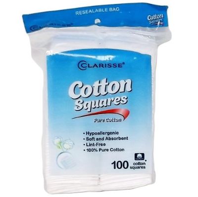 Clarisse Cotton Pads Square