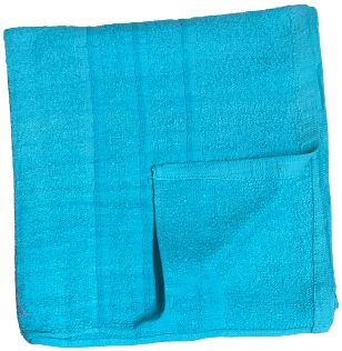 Bright Blue Bath Towel