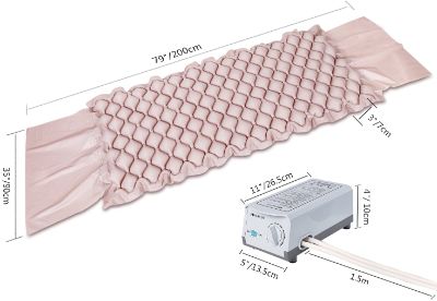 Alternating Medical Air Mattress with Inflatable Pad & Electric Pump System
