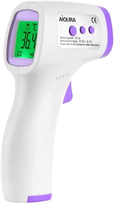 AiQURA Infrared Forehead Thermometer