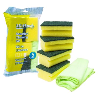 5 Piece Sponge Cleaning Kit