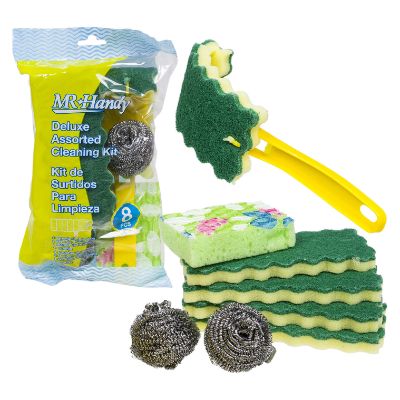 8 Piece Sponge Cleaning Kit
