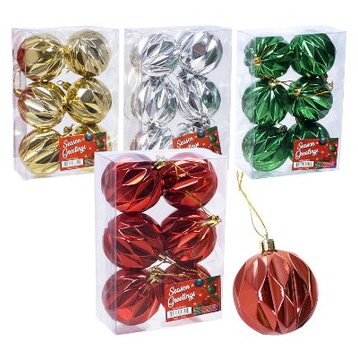 6 Pack 2.5" Ball Ornament