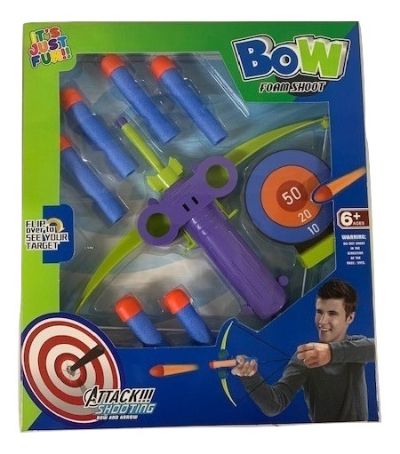 8 Piece Bow and Arrow Foam Bullets Playset 2