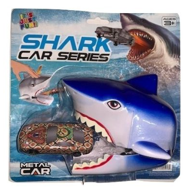 Assorted 2 Piece Shark And Car Playset
