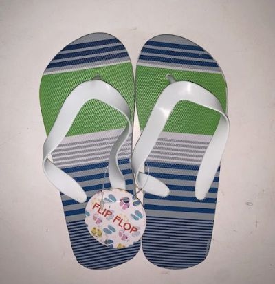Girls Flip Flops, Slippers, Size Large