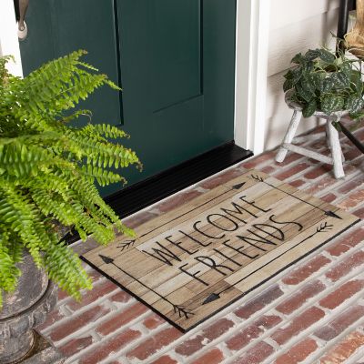 Mohawk Home Welcome Friends Wood Plank Doormat