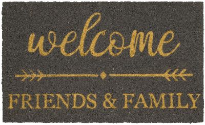 Mainstays Welcome Friends & Family Coir Doormat