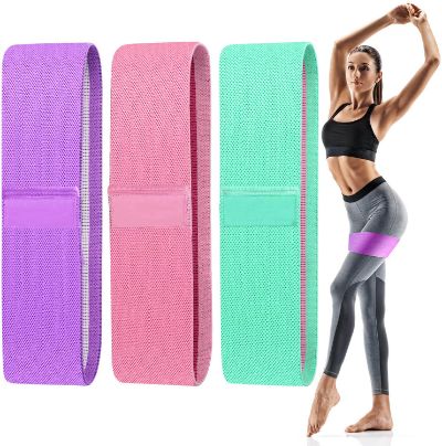 Booty Bands Resistance Bands for Legs & Butt, Strength Training/Yoga