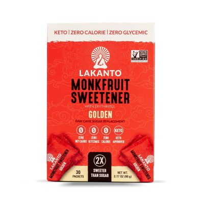 Golden Monk Fruit Sweetener, Stick Packs