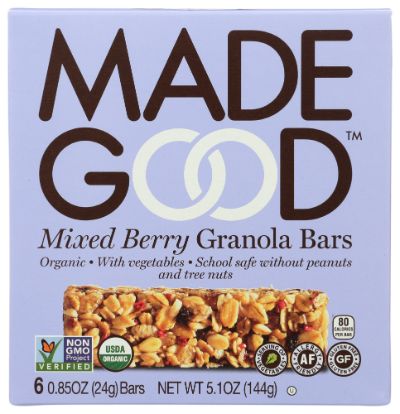 Mixed Berry Granola Bars