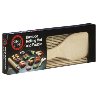 Bamboo Rolling Mat And Paddle