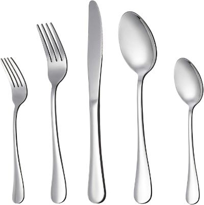 Flatware Set for 4 Mirror Polished and Dishwasher Safe