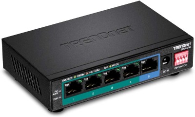 TRENDnet 5-Port Gigabit Long Range PoE+ Switch