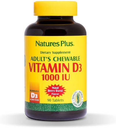 Vitamin D 1000 IU, Adult's Chewable
