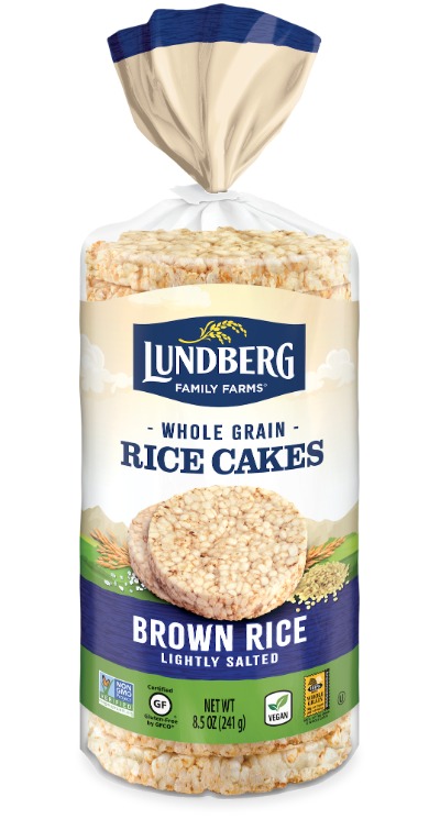 Organic Brown Rice Cakes, Lightly Salted