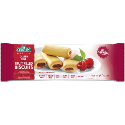 Raspberry Fruit Filled Biscuits