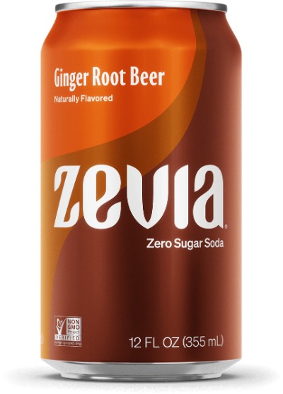 Ginger Root Beer, Zero Calorie Soda