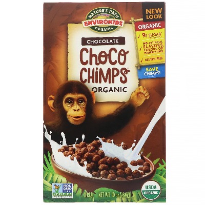 Chocolate Choco Chimps, Organic Cereal