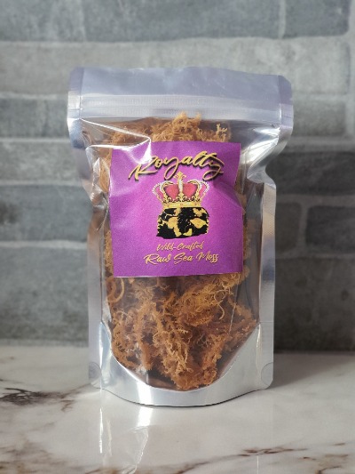 Royalty Wild Crafted Organically Grown Sea Moss - Gold
