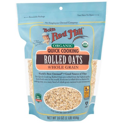 Organic Quick Cooking Rolled Oats