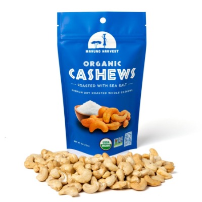 Organic Roasted Cashews, Salted