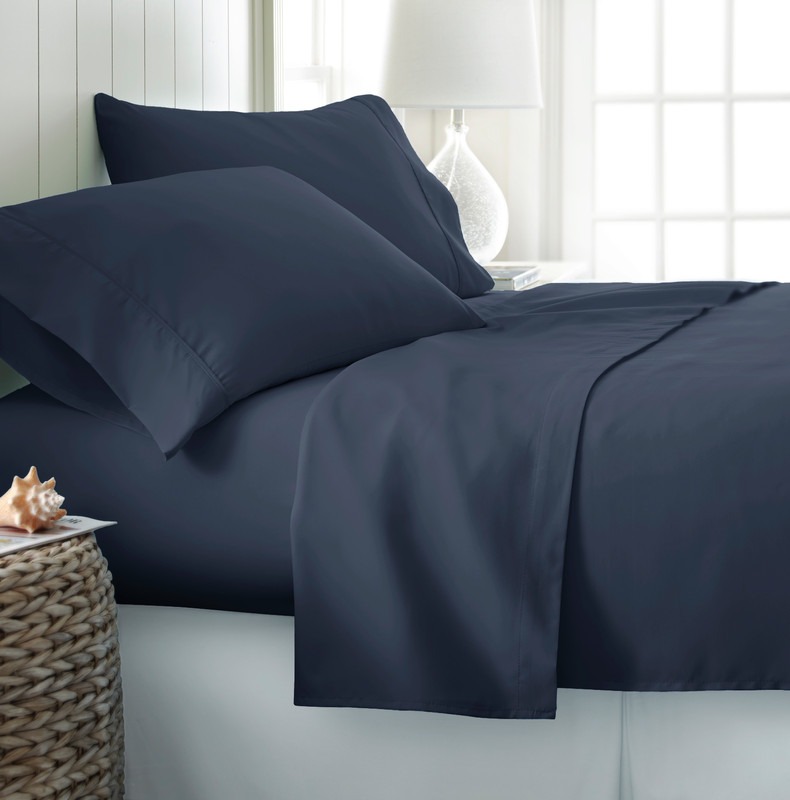 Ultra Soft 4 Piece Solid Queen Bed Sheet Set