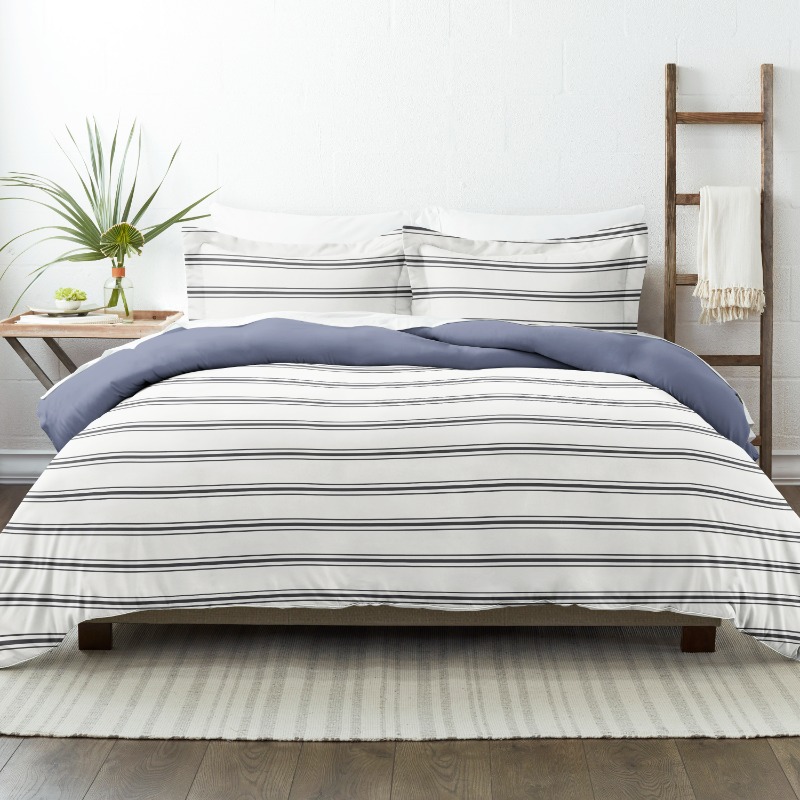 Ultra Soft Desert Stripe 3-Piece Reversible Duvet Full/Queen Cover Set