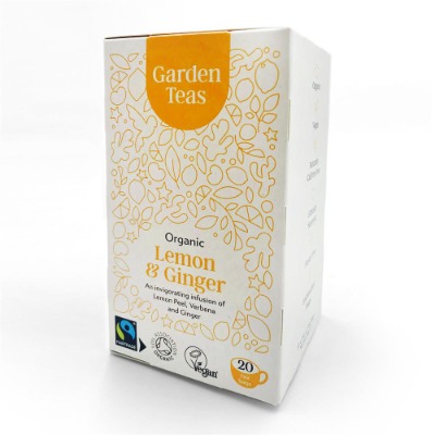 Organic Fair Trade Lemon & Ginger Tea