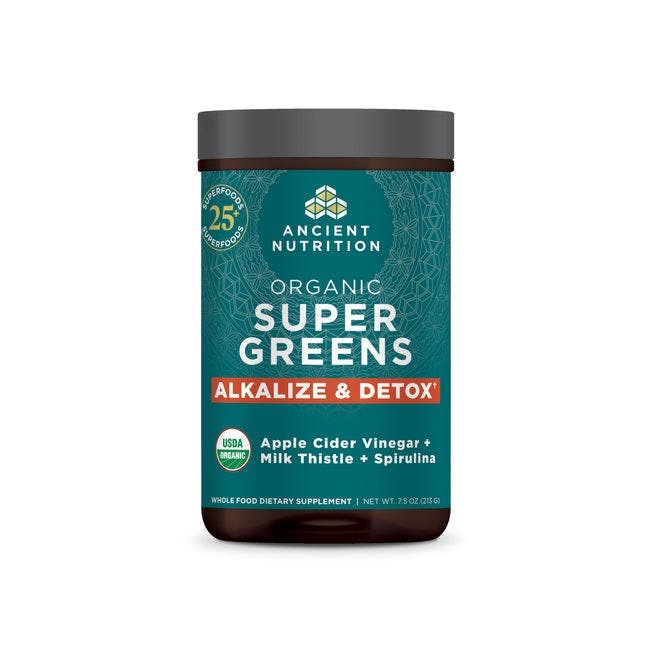 Organic Super Greens Detox & Alkalize Powder