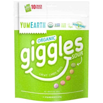 Organic Sour Giggles Candy