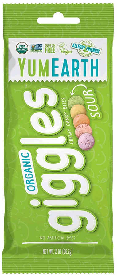 Organic Sour Giggles Candy
