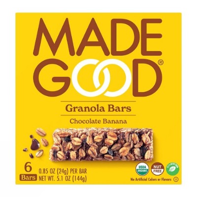Chocolate Banana Granola Bars